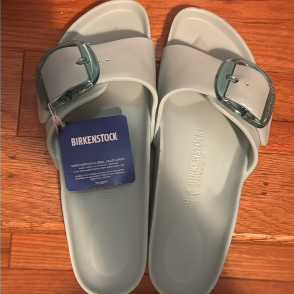 Birkenstock Aqua Slide Sandals with Buckle